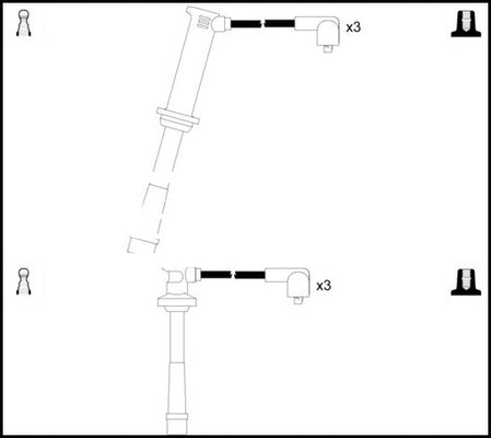 Lemark Ignition Lead Set – HOES602